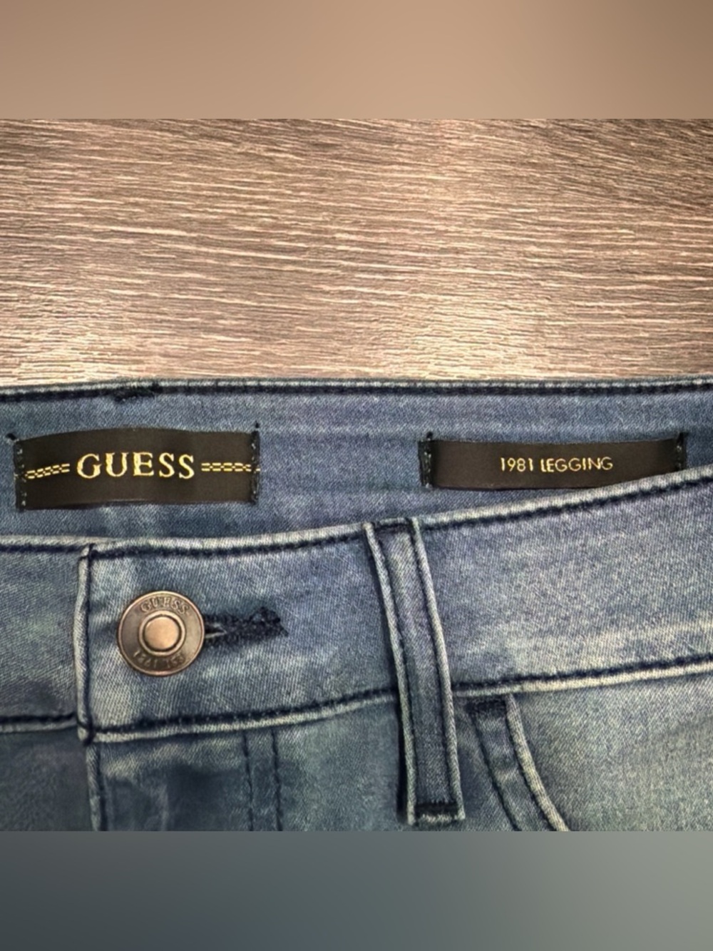 Guess 1981 Legging Jeans Blue Women’s 29 - Picture 3 of 9